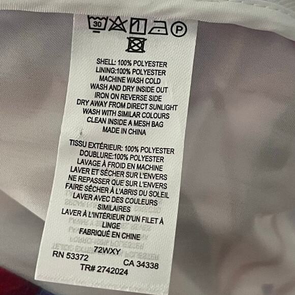 French Connection Aden Bai Lurex Frill Ruffle‎ Cami Top Women's 8 Floral Sparkle - Picture 8 of 10